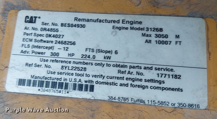 image for item EE5184 2000 Sterling L7500 water truck