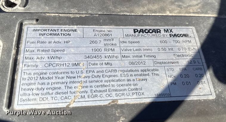 image for item EN0304 2013 Peterbilt 386 