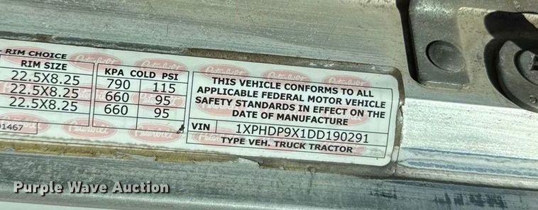 image for item EN0304 2013 Peterbilt 386 