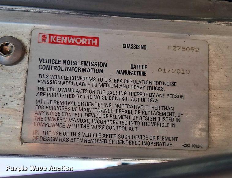 image for item EO7020 2011 Kenworth T660 semi truck