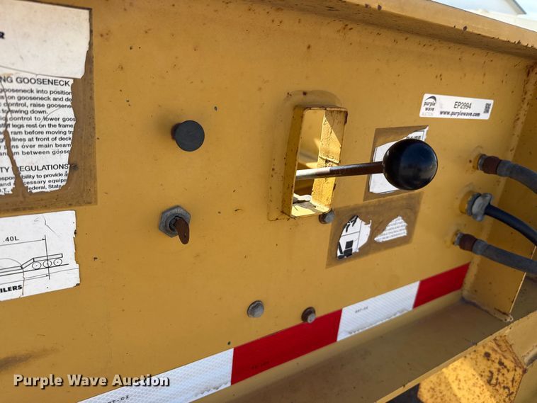 image for item EP2994 2013 Witzco RG-35 lowboy equipment trailer