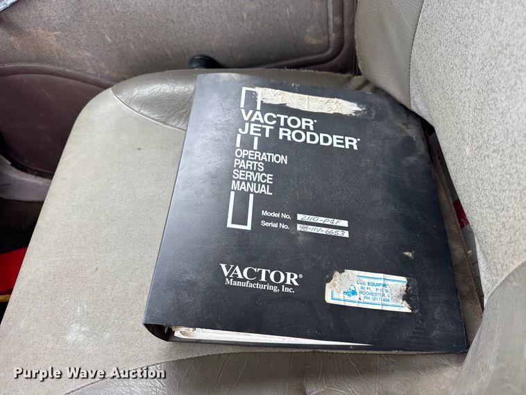 image for item ER0407 1999 International 4900 sewer jetter truck