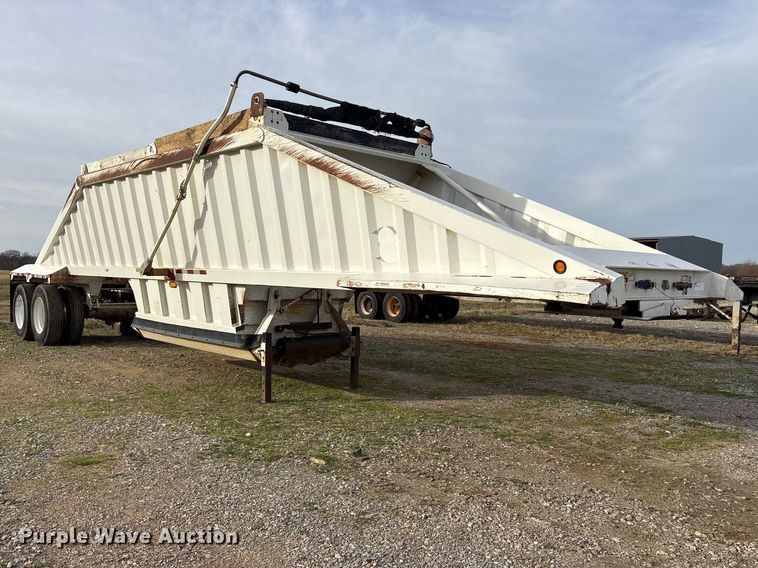 image for item ES8585 2015 Construction Trailer Specialists  BDT-40 Belly dump trailer