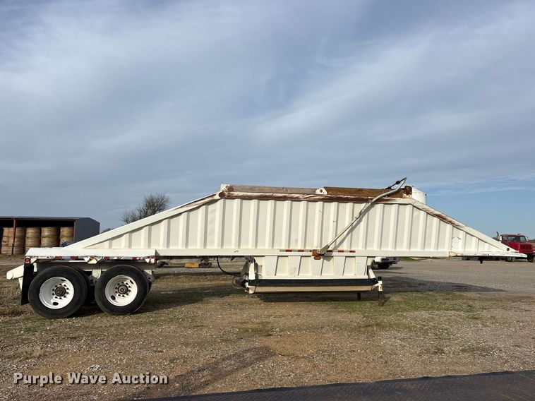 image for item ES8585 2015 Construction Trailer Specialists  BDT-40 Belly dump trailer