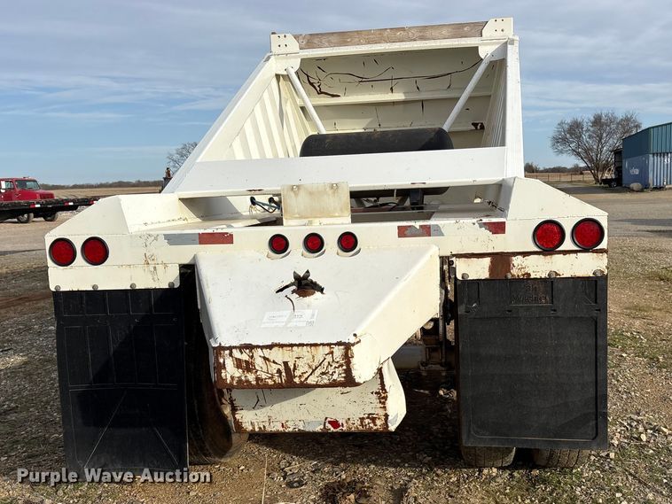 image for item ES8585 2015 Construction Trailer Specialists  BDT-40 Belly dump trailer