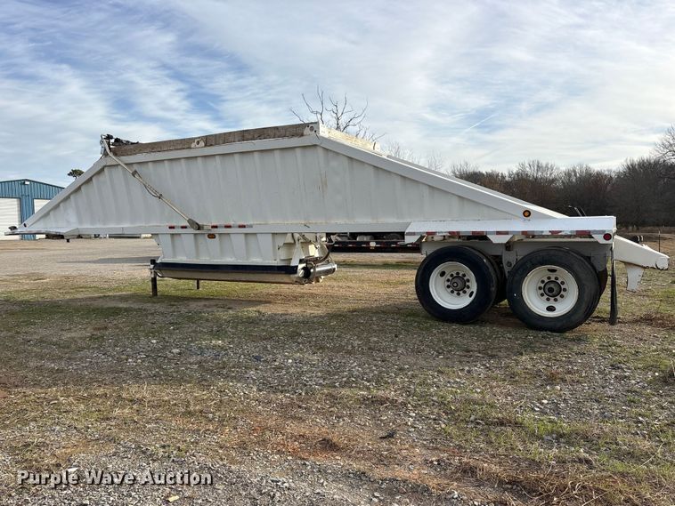 image for item ES8585 2015 Construction Trailer Specialists  BDT-40 Belly dump trailer