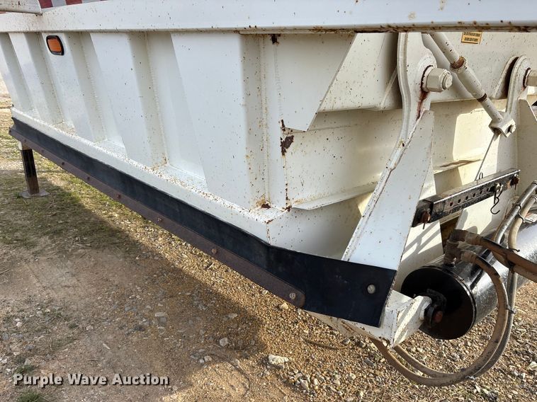 image for item ES8585 2015 Construction Trailer Specialists  BDT-40 Belly dump trailer