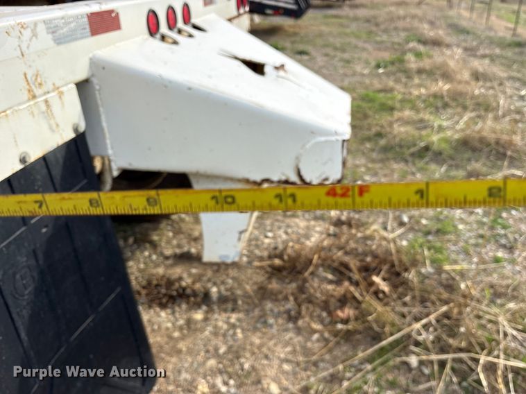 image for item ES8585 2015 Construction Trailer Specialists  BDT-40 Belly dump trailer