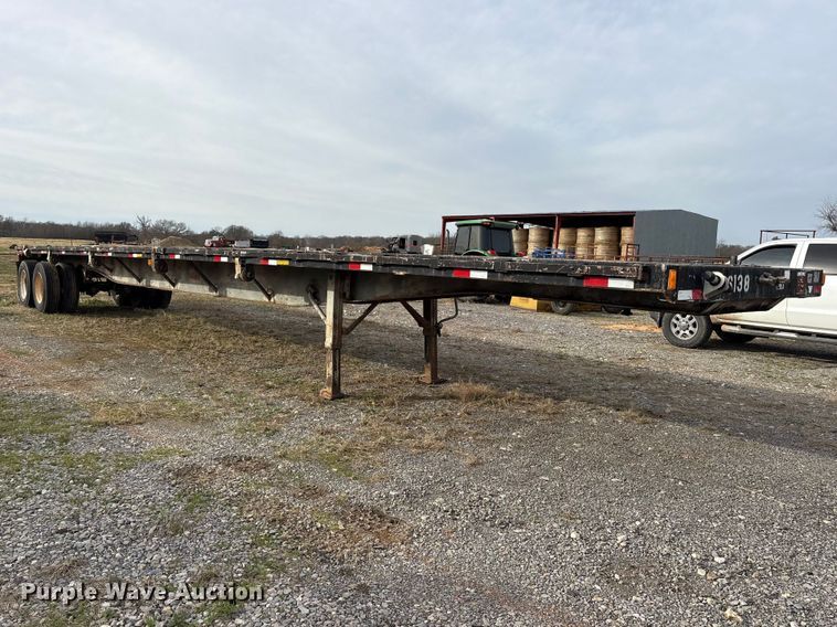 image for item ES8586 1991 Frauhauf flatbed trailer