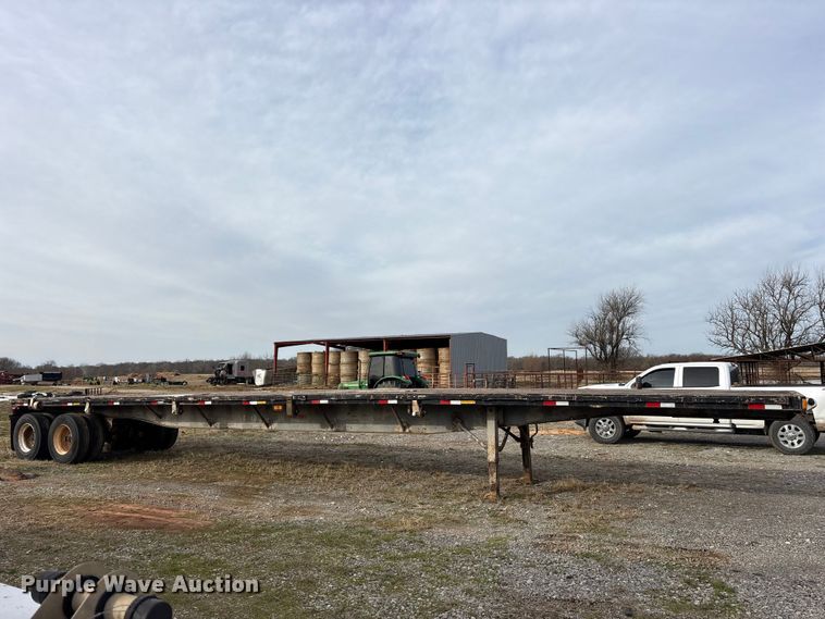 image for item ES8586 1991 Frauhauf flatbed trailer