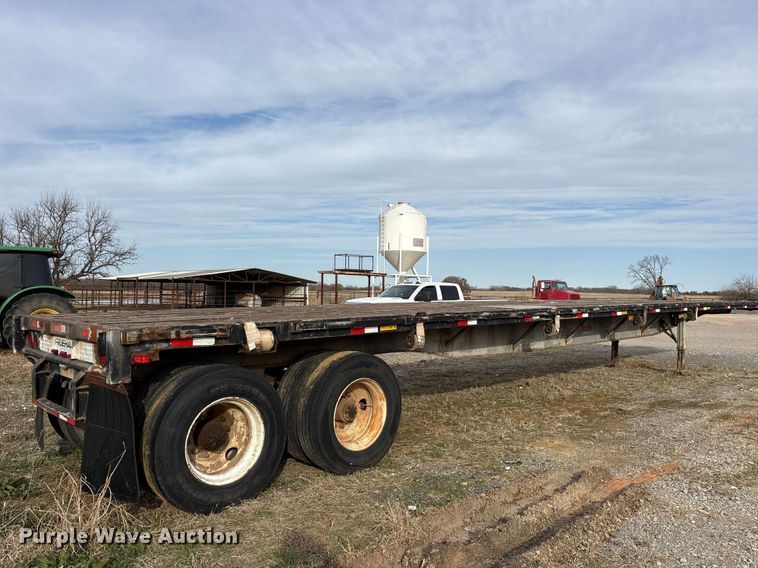 image for item ES8586 1991 Frauhauf flatbed trailer