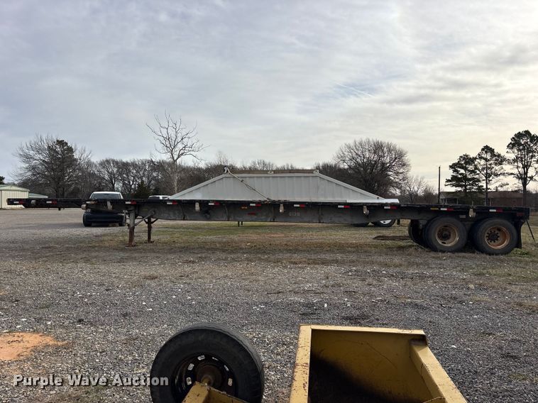 image for item ES8586 1991 Frauhauf flatbed trailer