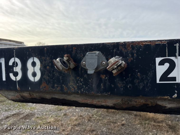 image for item ES8586 1991 Frauhauf flatbed trailer