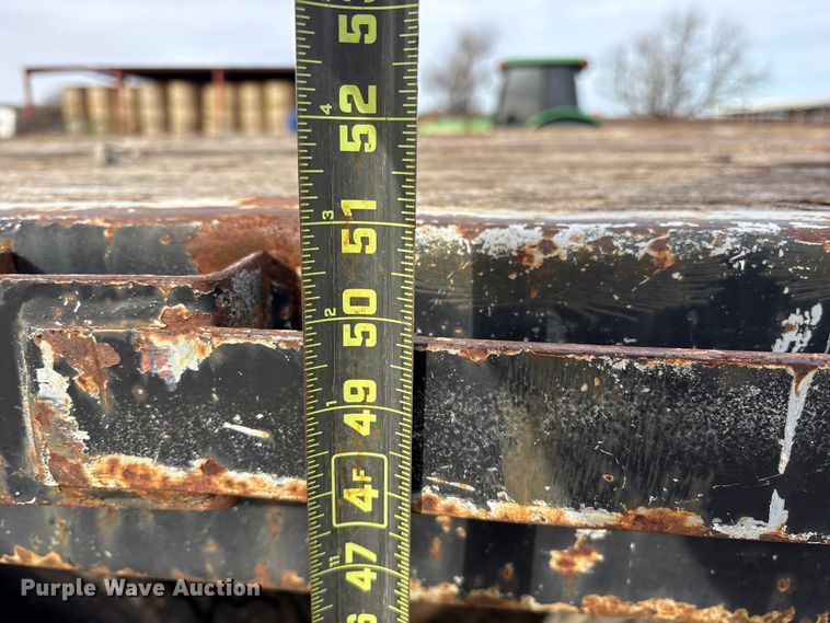 image for item ES8586 1991 Frauhauf flatbed trailer