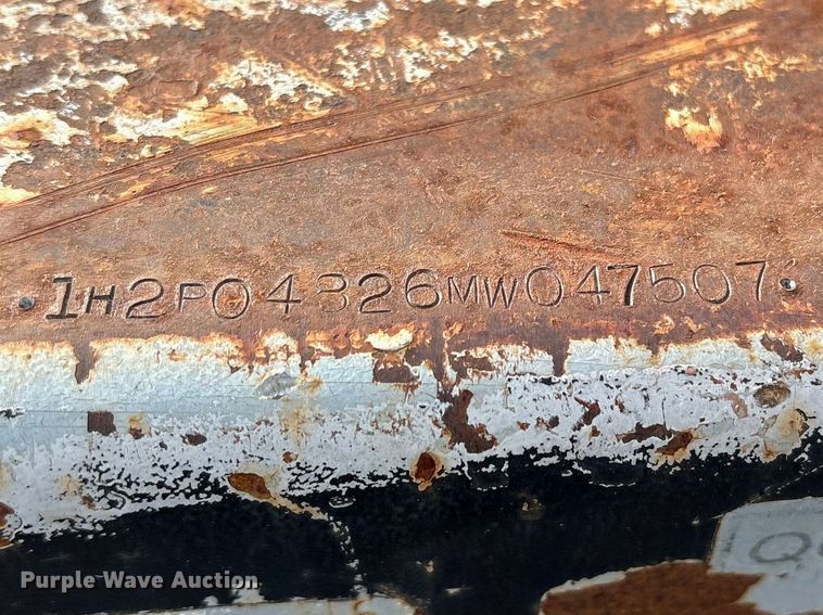 image for item ES8586 1991 Frauhauf flatbed trailer