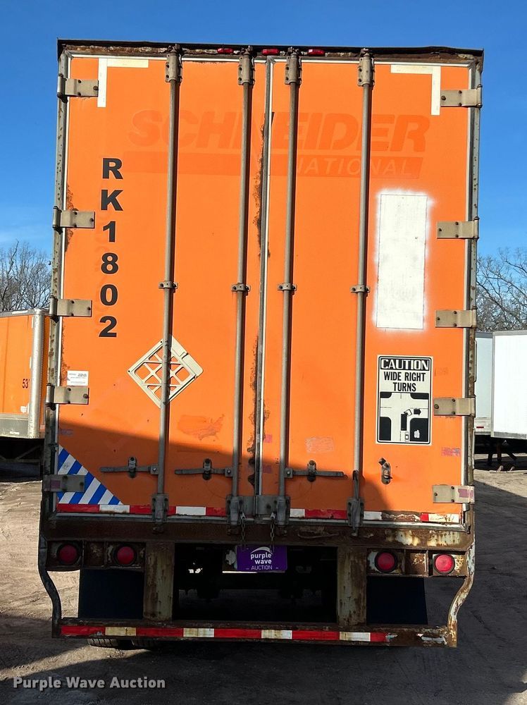 image for item ET6968 2005 Wabash dry van trailer