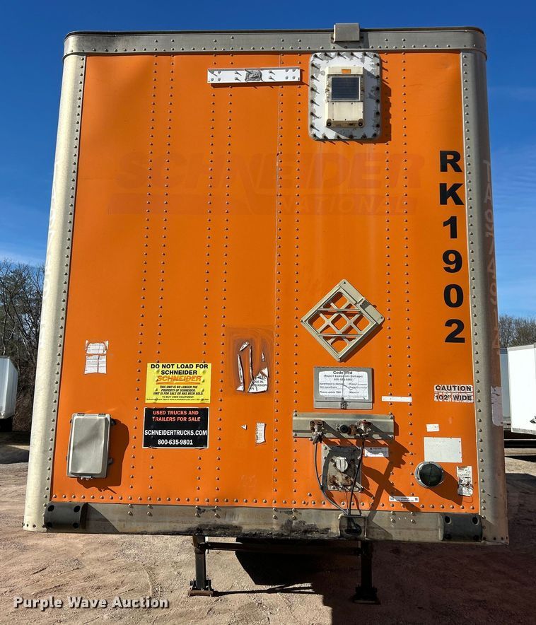 image for item ET6973 2006 Wabash dry van trailer