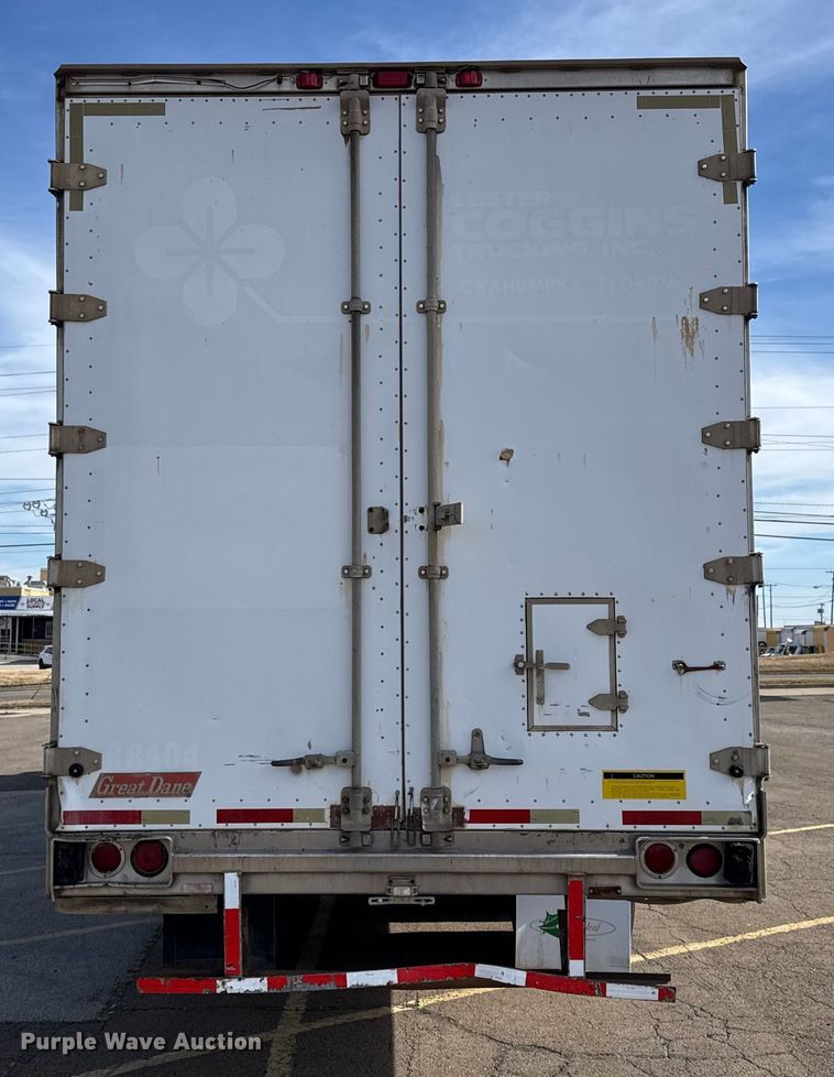 image for item EU4107 1991 Great Dane 7222TZ1 refrigerated van trailer