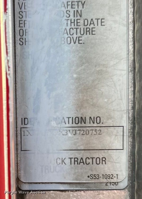 image for item EU4875 1997 Kenworth T600 semi truck