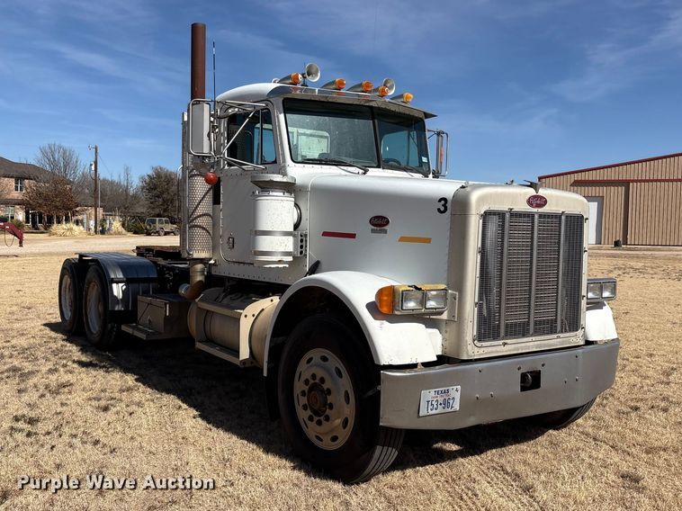 image for item EU4897 1991 Peterbilt 378 semi truck