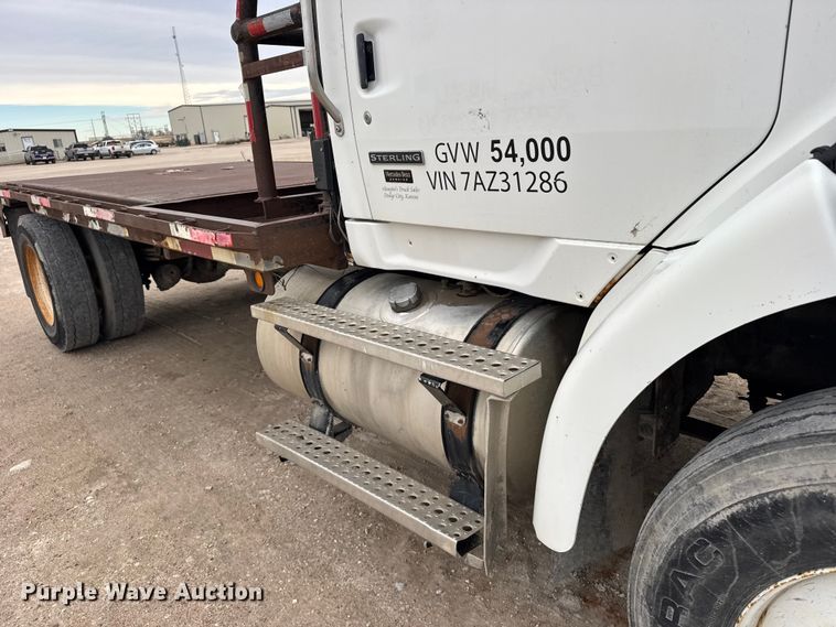 image for item FB0809 2007 Sterling L-Line flatbed truck