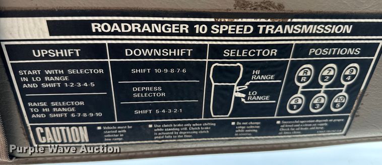 image for item FB0809 2007 Sterling L-Line flatbed truck