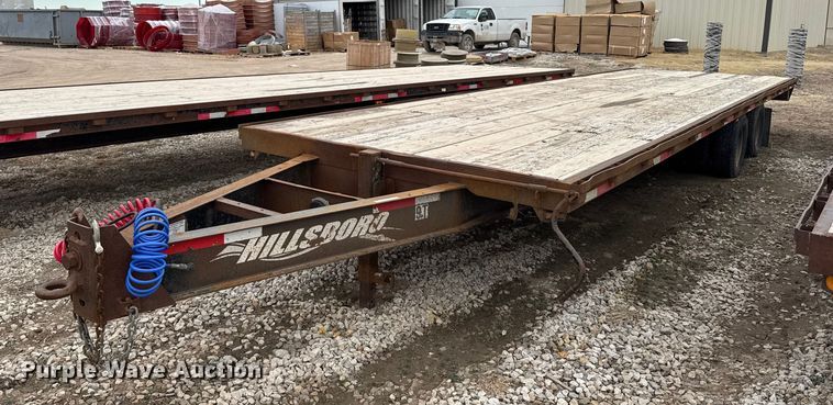 image for item FB0811 2007 Hillsboro Industries flatbed trailer