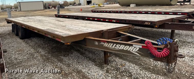 image for item FB0811 2007 Hillsboro Industries flatbed trailer