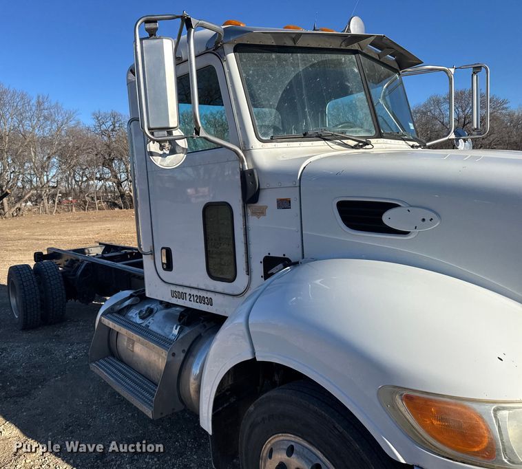 image for item FB0815 2010 Peterbilt 335 truck cab and chassis