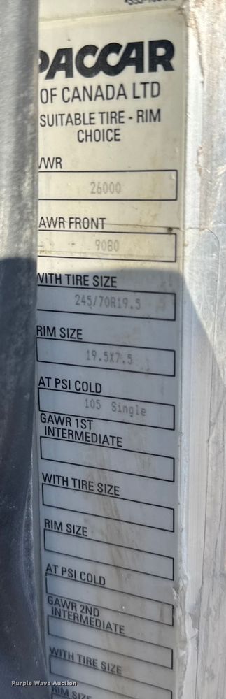 image for item FB0815 2010 Peterbilt 335 truck cab and chassis