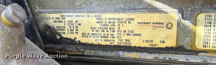 image for item FB3010 1995 Peterbilt 379 semi truck