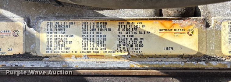 image for item FB3010 1995 Peterbilt 379 semi truck