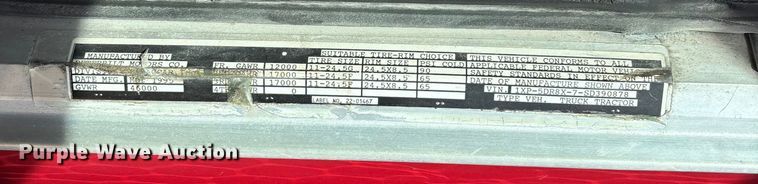 image for item FB3010 1995 Peterbilt 379 semi truck