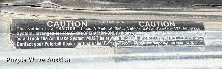 image for item FB3010 1995 Peterbilt 379 semi truck