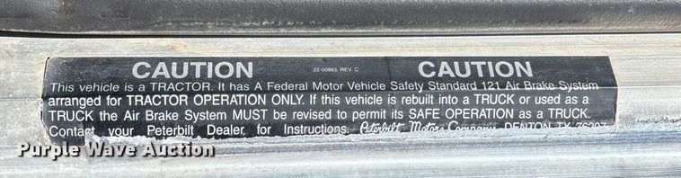 image for item FB3011 1999 Peterbilt 378 semi truck