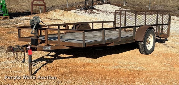 image for item FB3014 2014 Ray utility trailer