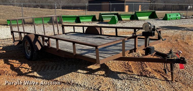 image for item FB3014 2014 Ray utility trailer