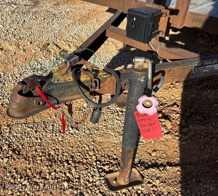 image for item FB3014 2014 Ray utility trailer