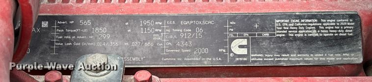 image for item FB3083 2021 Kenworth T880 semi truck