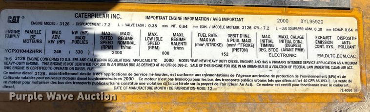 image for item FB3508 2001 Kenworth T300 truck cab and chassis