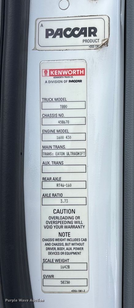 image for item FB3519 2021 Kenworth T880 semi truck