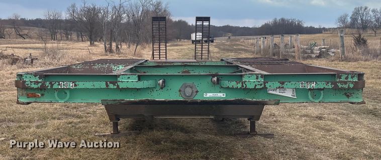 image for item FC1615 1987 Shop Built double drop deck equipment trailer