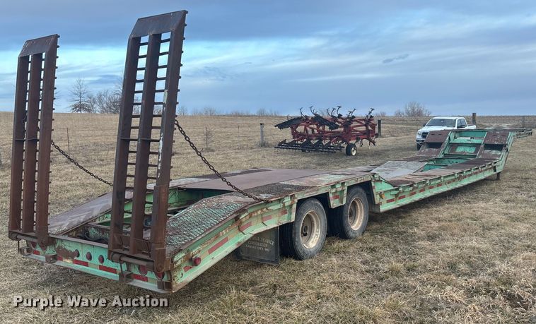 image for item FC1615 1987 Shop Built double drop deck equipment trailer
