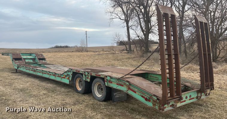 image for item FC1615 1987 Shop Built double drop deck equipment trailer