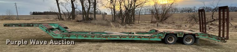 image for item FC1615 1987 Shop Built double drop deck equipment trailer