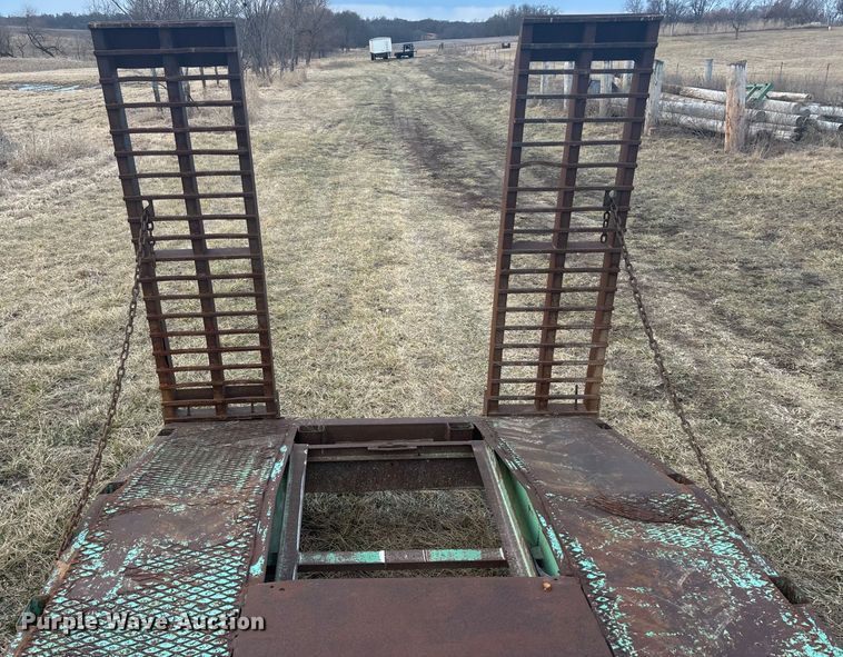 image for item FC1615 1987 Shop Built double drop deck equipment trailer