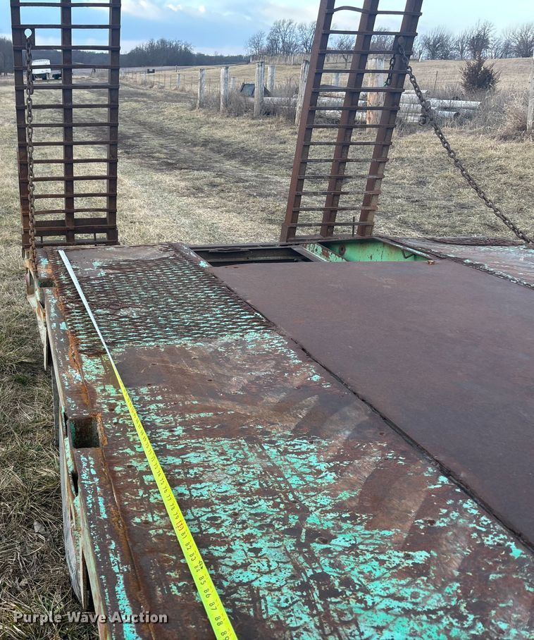 image for item FC1615 1987 Shop Built double drop deck equipment trailer