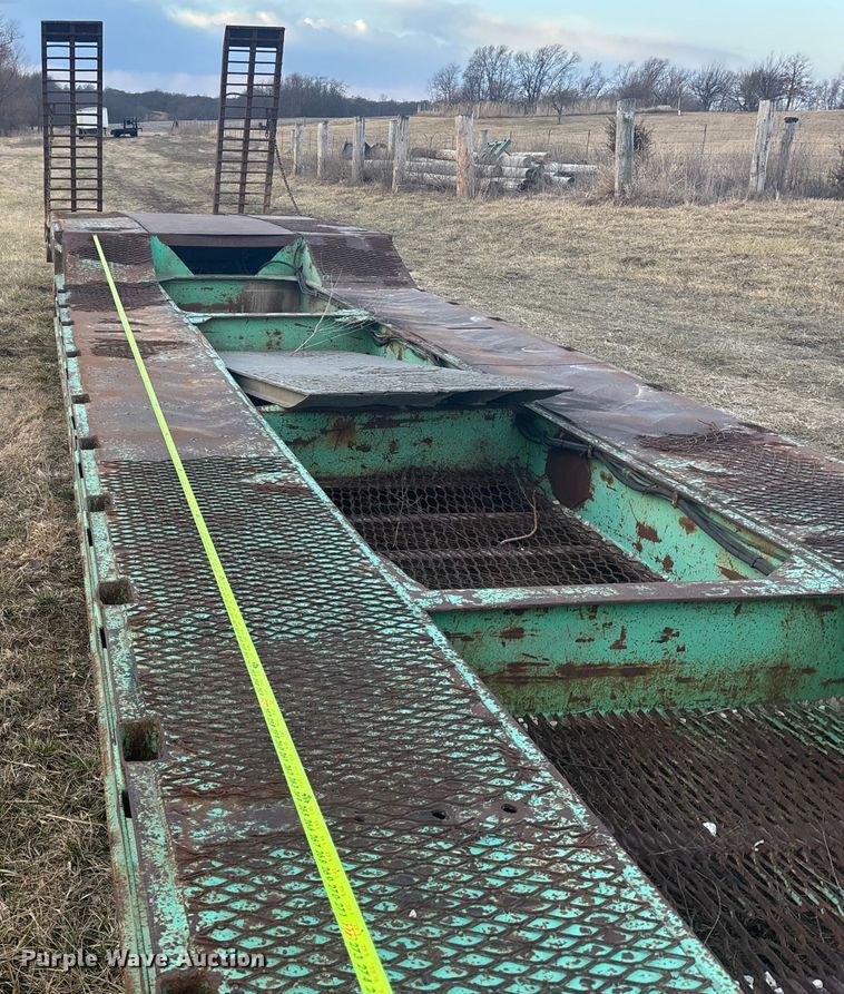 image for item FC1615 1987 Shop Built double drop deck equipment trailer