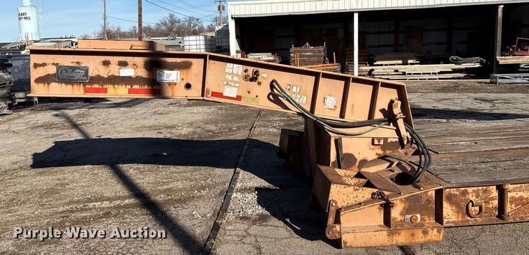 image for item FG2643 1998 Witzco Challenger RG-35 lowboy equipment trailer