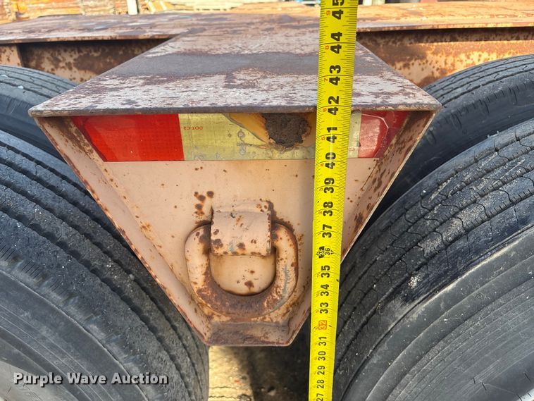 image for item FG2643 1998 Witzco Challenger RG-35 lowboy equipment trailer